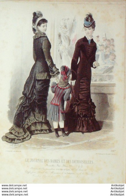 Journal des Dames Demoiselles 1876 # 1462 (Maison Scabieuse)