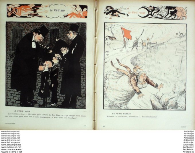 L'Assiette au beurre 1908 # 394 Les Perils Cresus