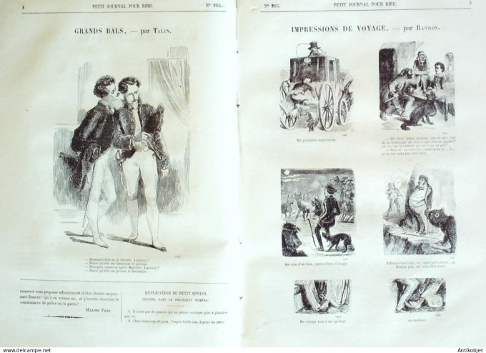Petit journal pour Rire 1860 # 265 Les Concerts Grevin