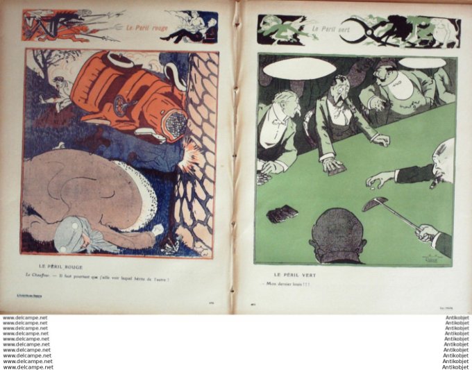 L'Assiette au beurre 1908 # 394 Les Perils Cresus