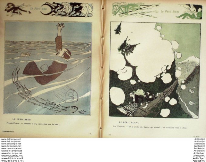 L'Assiette au beurre 1908 # 394 Les Perils Cresus