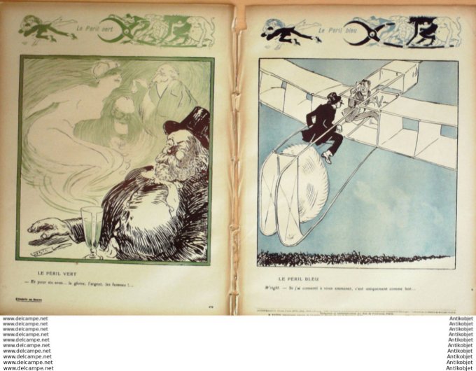 L'Assiette au beurre 1908 # 394 Les Perils Cresus