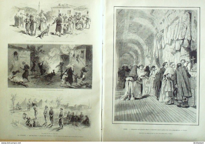 Le Monde illustré 1877 n°1059 Mont St-Michel (50) Somalie Gardafui Mei-Kong