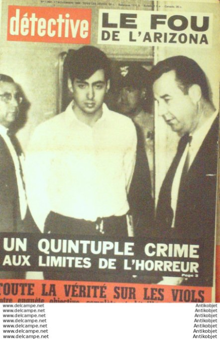 Détective 1966 # 1064 Vanémont-Corcieux Pahes-La Hérelle Marçon Vésinet