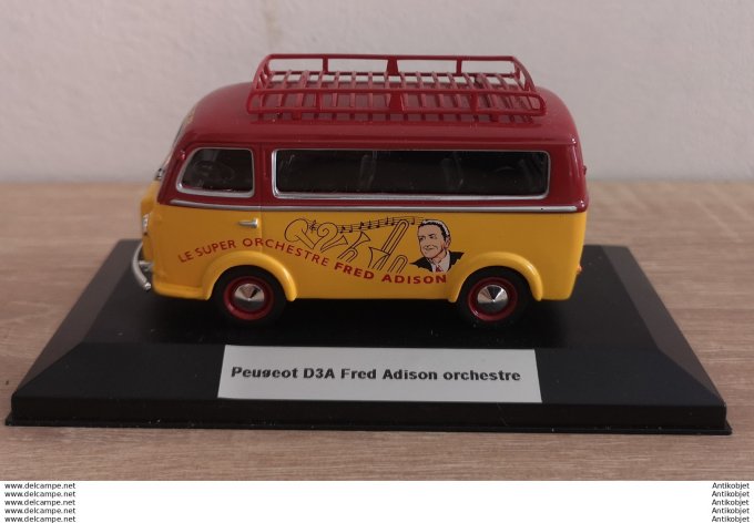 Peugeot D3A Fred Adison orchestre 1:43