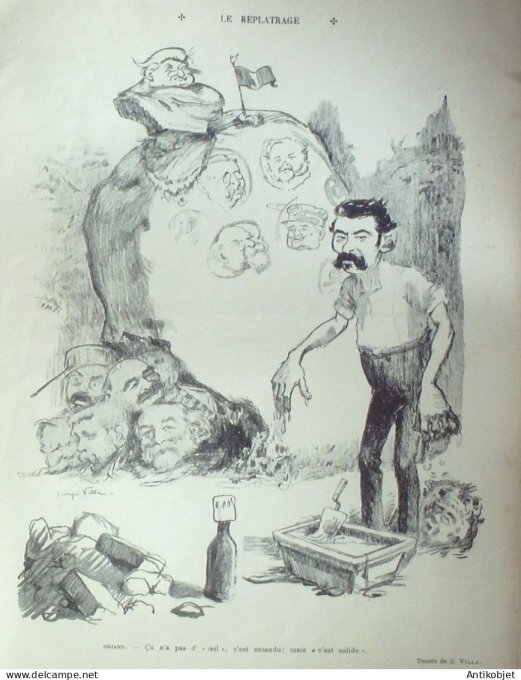 Le Rire 1910-11-19 # 407 Journal humoristique Ed.Originale Republicains Portugais