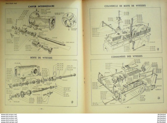 R.T Automobile Tracteur Map DR3 Westinghouse frein 35 # 1949