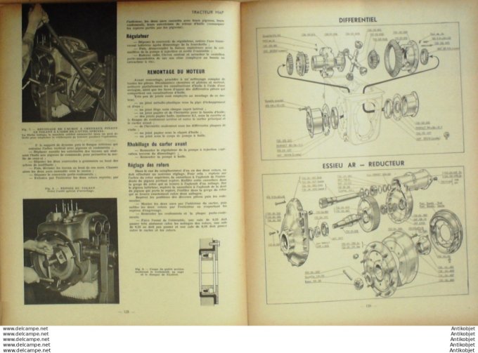 R.T Automobile Tracteur Map DR3 Westinghouse frein 35 # 1949