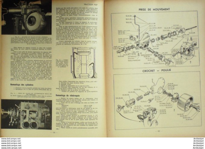 R.T Automobile Tracteur Map DR3 Westinghouse frein 35 # 1949