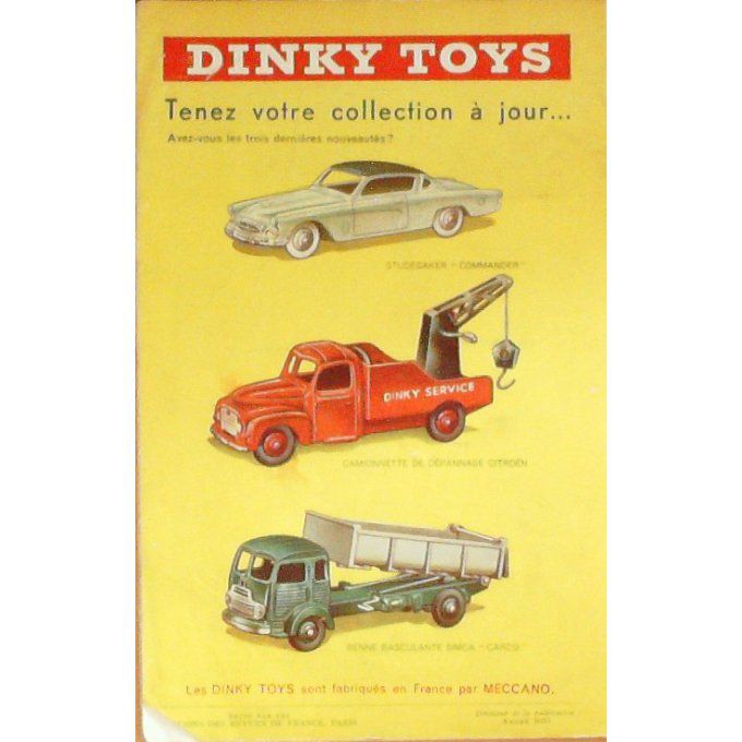 Meccano Magazine Citroen Ds 19 Wagons Lits Geologue 1955