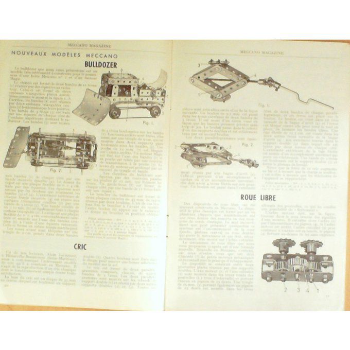 Meccano Magazine Citroen Ds 19 Wagons Lits Geologue 1955