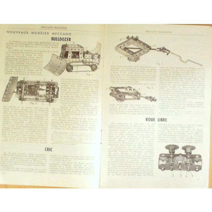 MECCANO MAGAZINE-CITROEN DS 19-WAGONS LITS-GEOLOGUE-1955