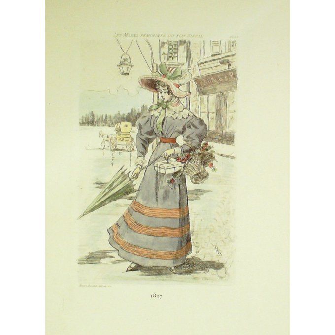 Mode Féminine époque 1827 (H.Boutet)