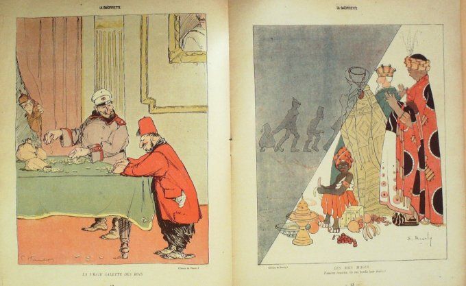 La Baionnette 1916 n°027 (Les Rois) BOFA WEIL  GUILLAUME KERN TOURAINE
