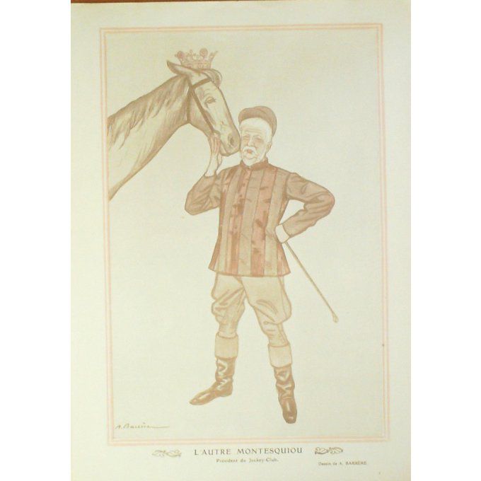 BARRERE-MONTESQUIOU JOCKEY CLUB-1925