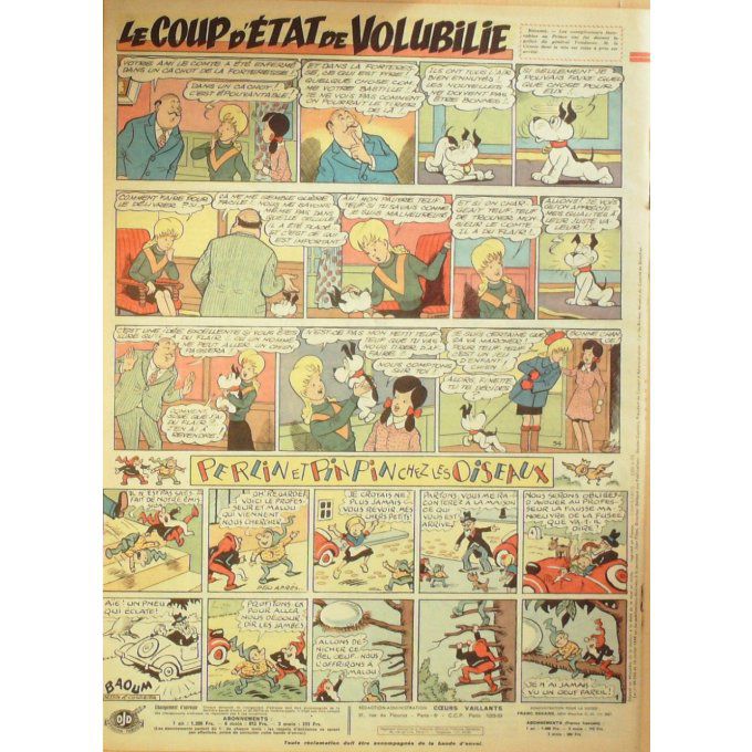 Ames Vaillantes 1953 n°27, Volubilie, Perlin et Pinpin, Jack le trappeur