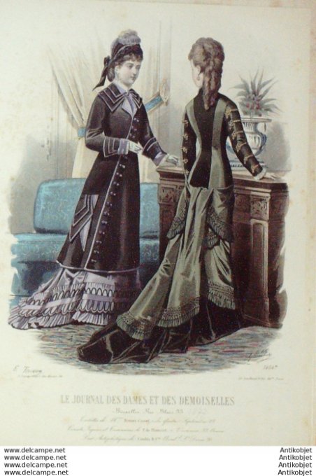 Journal des Dames Demoiselles 1876 # 1464 (Maison Bréant-Castel)