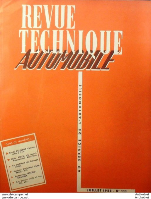 R.T Automobile Peugeot camionnette type D3A 1400kg Isetta Velam 111 # 1955