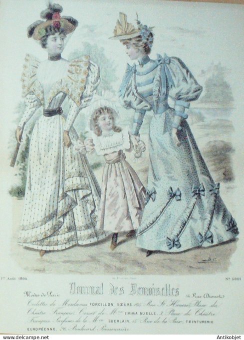 Journal de Demoiselles 1894 # 5001 (Maison Forcillon)