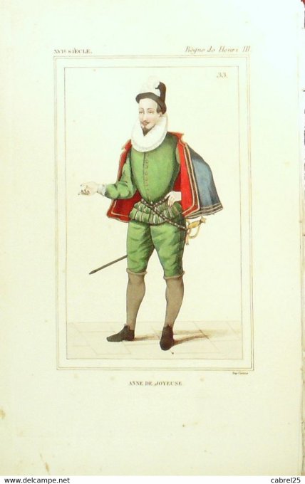 De Joyeuse AnneHenri Iii 16ème 1852