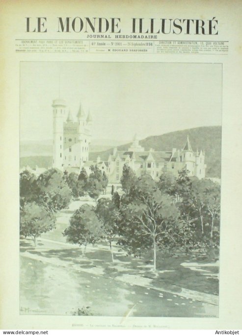 Petit journal 1891 n° 11 Russie IMPERATRICE MAIRE RENNES(35)  MAC NAB