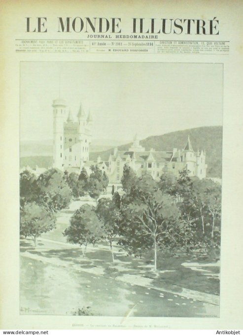 Le Monde illustré 1896 n°2061 St-Trojan (17) Congo Djabbir Ecosse Balmoral Nansen