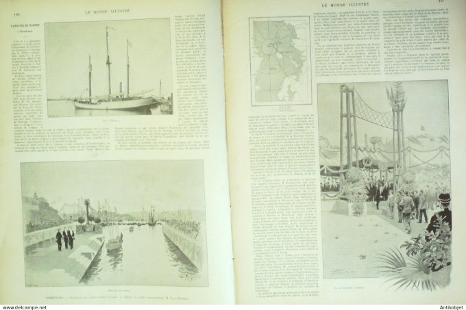 Le Monde illustré 1896 n°2061 St-Trojan (17) Congo Djabbir Ecosse Balmoral Nansen