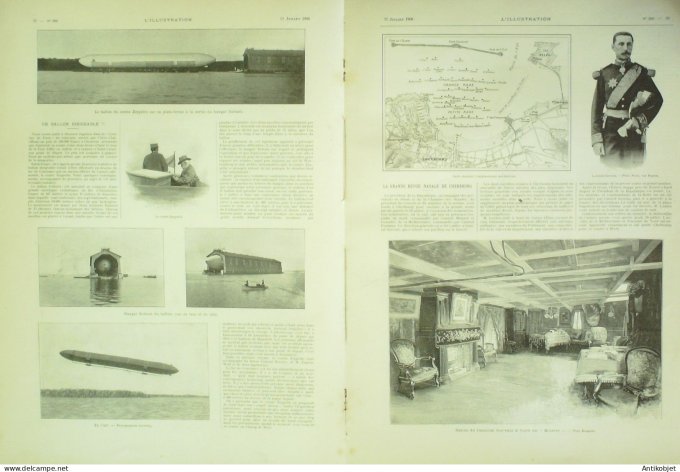 L'illustration 1900 n°2995 Chine Pékin Catéchumènes Cherbourg (50) Piqueur de l'Elysée