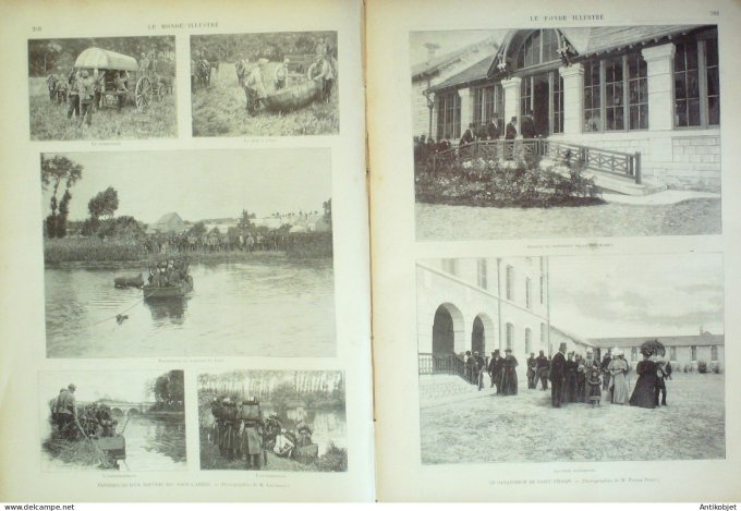 Le Monde illustré 1896 n°2061 St-Trojan (17) Congo Djabbir Ecosse Balmoral Nansen