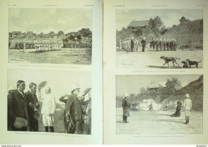 L'illustration 1896 n°2806 Carmaux (81) Madagascar Tananarive Digoin (21) Torcy (77) Rogny (02)