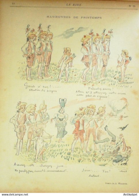 Le Rire 1895-05-25 # 29 Journal humoristique Ed.Originale De Feraudy Broisat Boucher