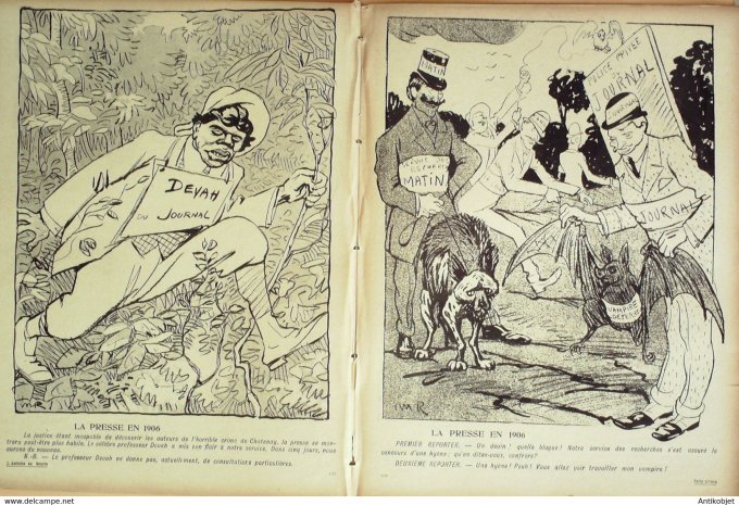 L'Assiette au beurre 1906 # 284 Faits divers Radiguet