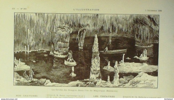L'illustration 1896 n°2806 Carmaux (81) Madagascar Tananarive Digoin (21) Torcy (77) Rogny (02)