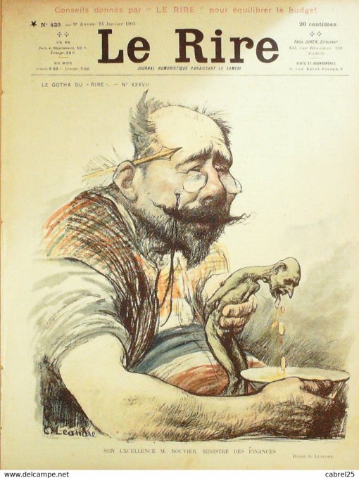 Le Rire 1902 n°429 Mirande Métivet Léandre Roubille Carlègle Grandjouan