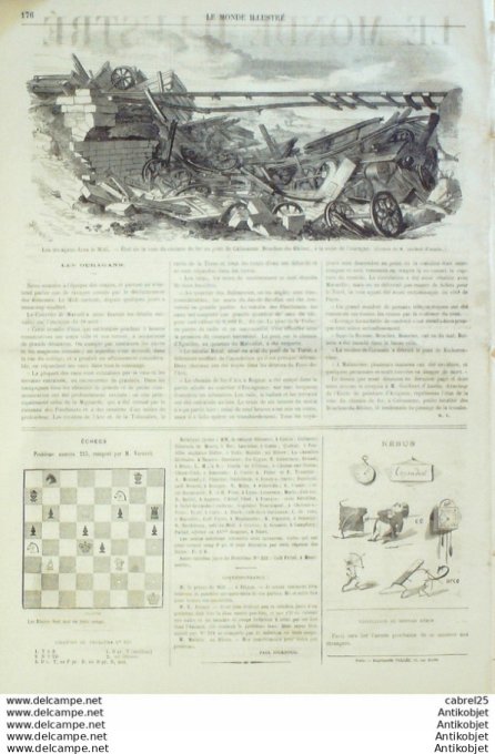 Le Monde illustré 1866 n°492 Angleterre Londres Italie Trieste Custozza Saint-Maixent (79)