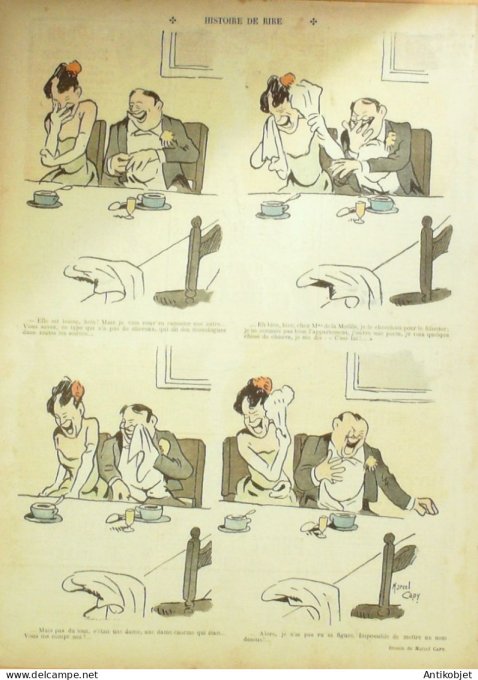 Le Rire 1906-03-17 # 163 Journal humoristique Ed.Originale Recensement