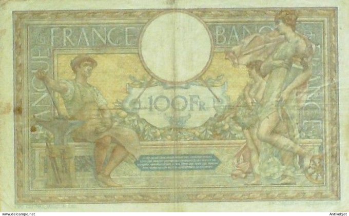 Billet Banque de France 100 francs Luc Olivier Merson A.16=1=1914 TTB