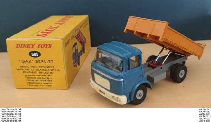 Renault Berliet Camion Gak a benne basculante Dinky Toys Atlas 1:43