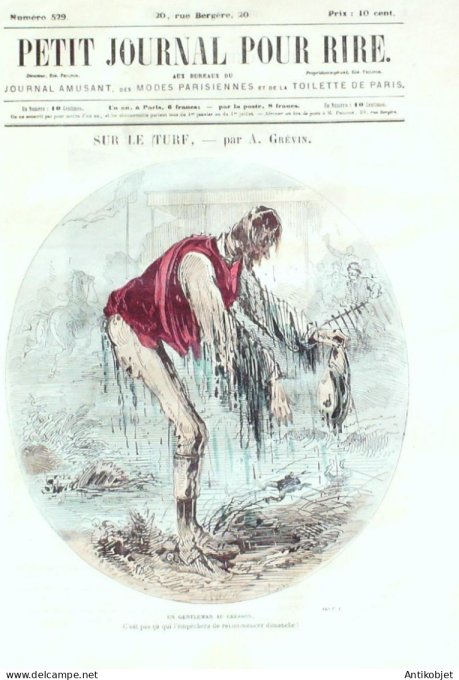 Petit journal pour Rire 1864 # 529 Souvenirs de Province Gustave Dore