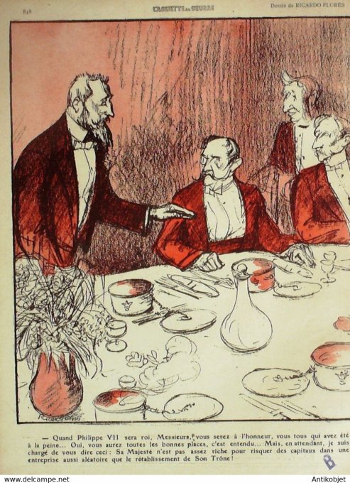 L'Assiette au beurre 1908 n°417 Les Camelots du Roy Poulbot