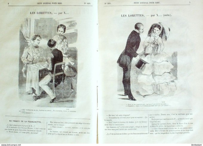 Petit journal pour Rire 1864 # 529 Souvenirs de Province Gustave Dore