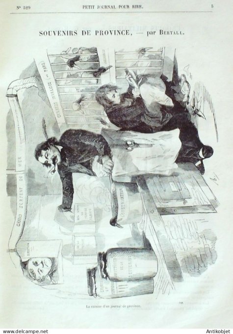 Petit journal pour Rire 1864 # 529 Souvenirs de Province Gustave Dore