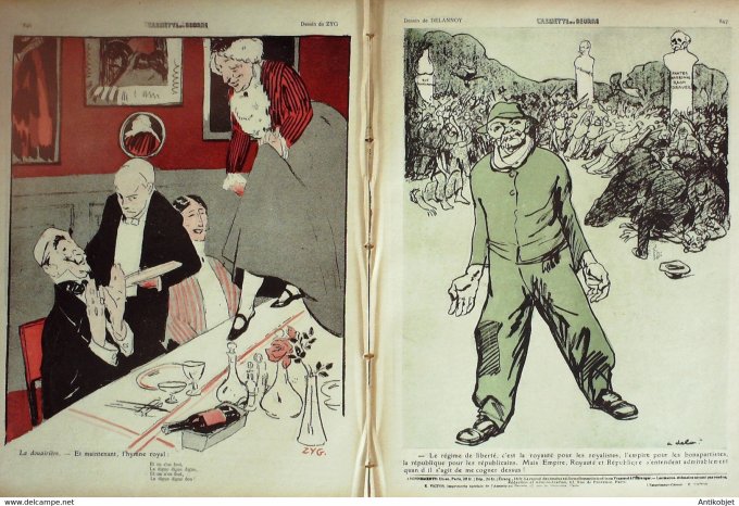 L'Assiette au beurre 1908 # 417 Les Camelots du Roy Poulbot