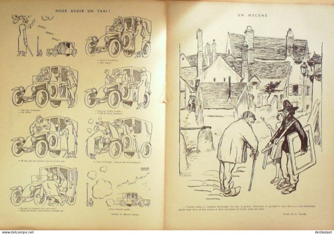 Le Rire 1923-09- 8 # 240 Journal humoristique Ed.Originale Querelle de menage