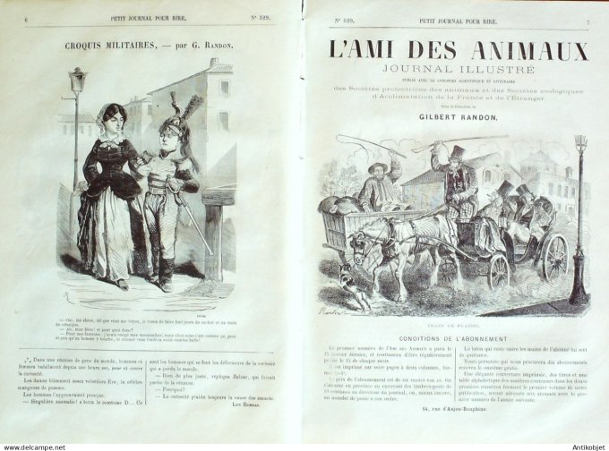 Petit journal pour Rire 1864 # 529 Souvenirs de Province Gustave Dore
