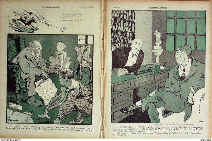 L'Assiette au beurre 1908 # 417 Les Camelots du Roy Poulbot