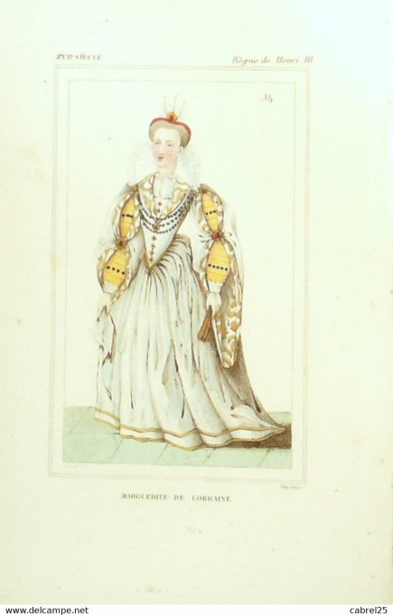 De Lorraine Marguerite Henri Iii 16ème 1852
