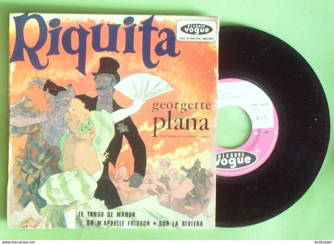 Plana Georgette 45T EP Riquita 1968