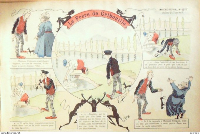 Le Frere  de Gribouille (Pellerin d'epinal) Angéli