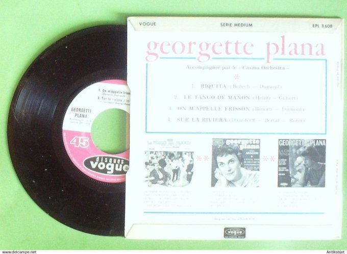 Plana Georgette 45T EP Riquita 1968